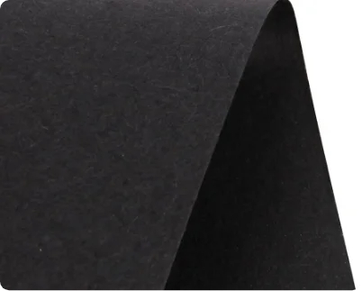 Black kraft material with white and kraft split